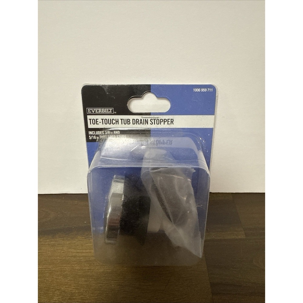 Brand New Everbilt Toe-Touch Tub Drain Stopper